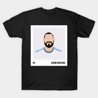 Karim Benzema Minimalistic Camera Film T-Shirt